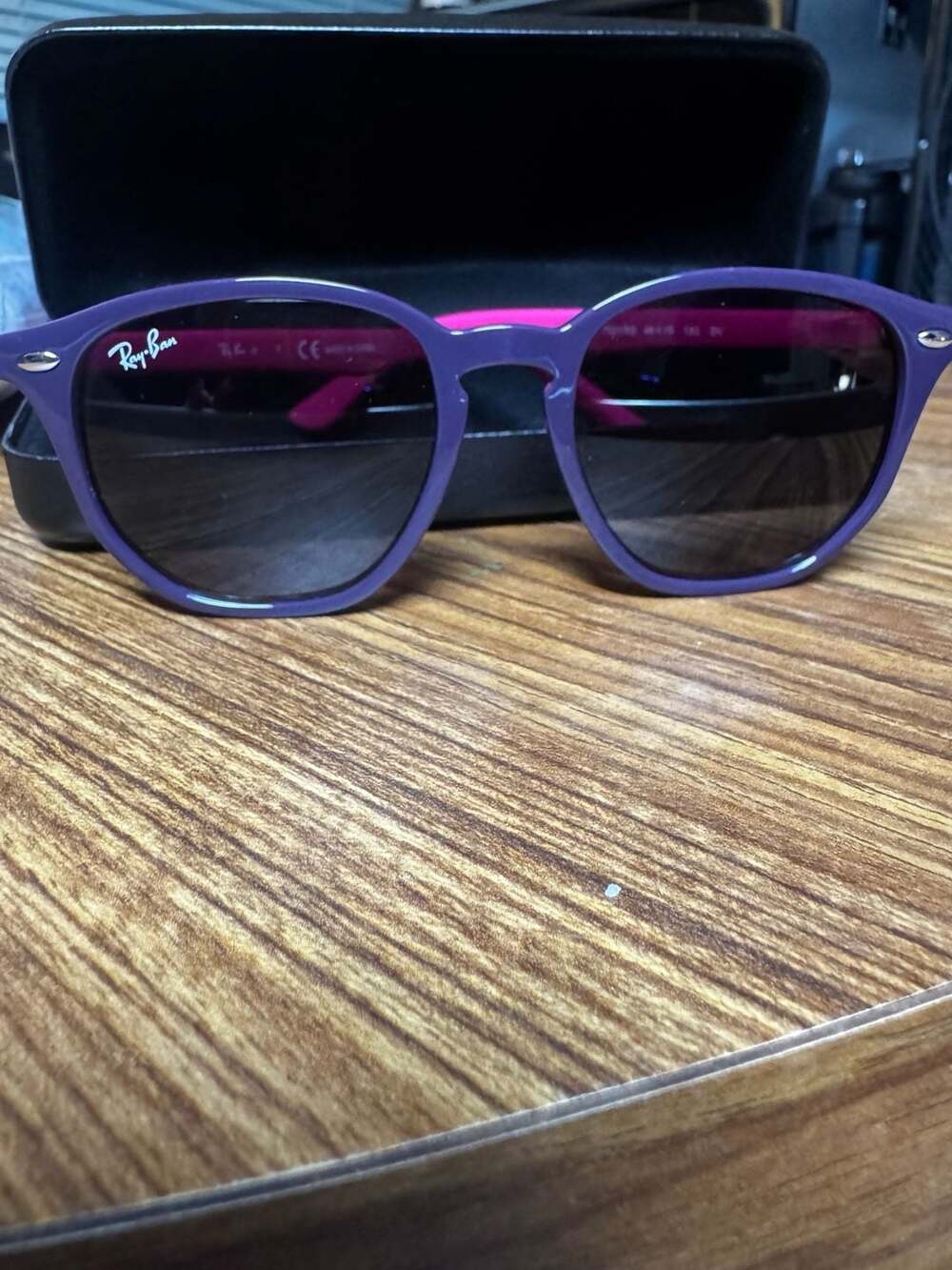 Ray-Ban RJ 9070S Size 46-16 Purple Pink Kids Sunglasses